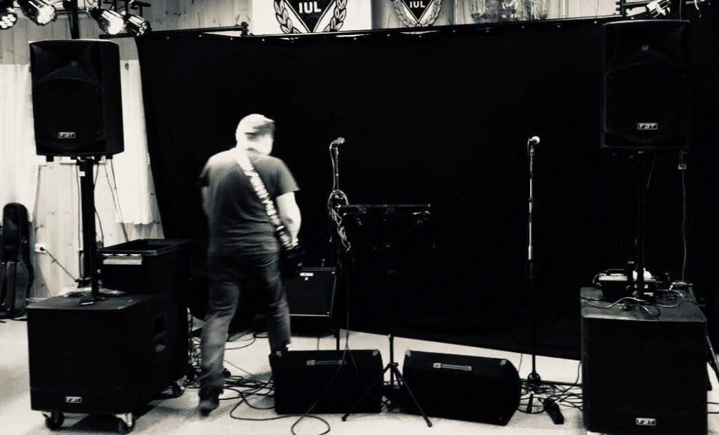 Soundcheck på Klubbhuset i Hemnes